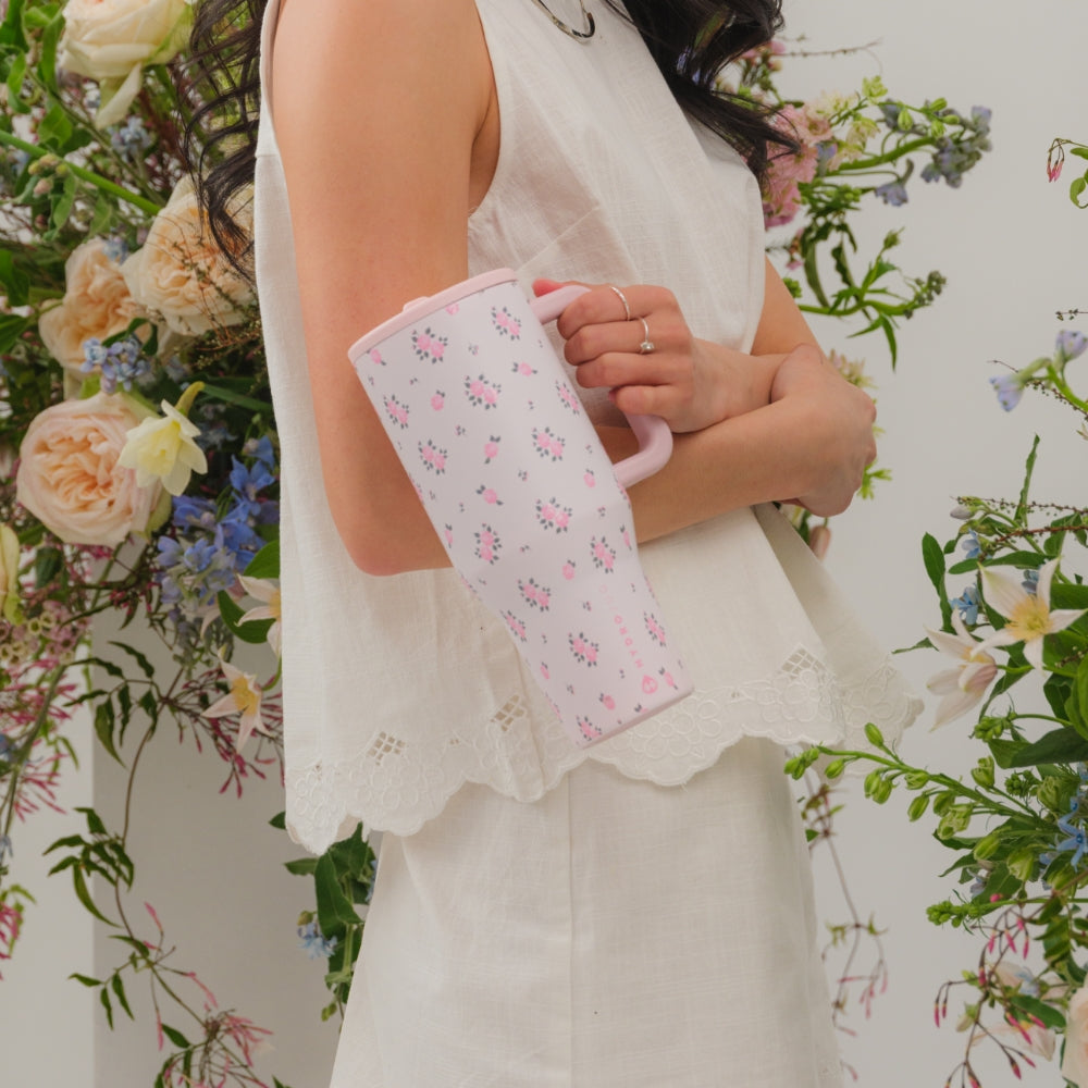 Person Holding HydroJug Wildrose Traveler 32oz