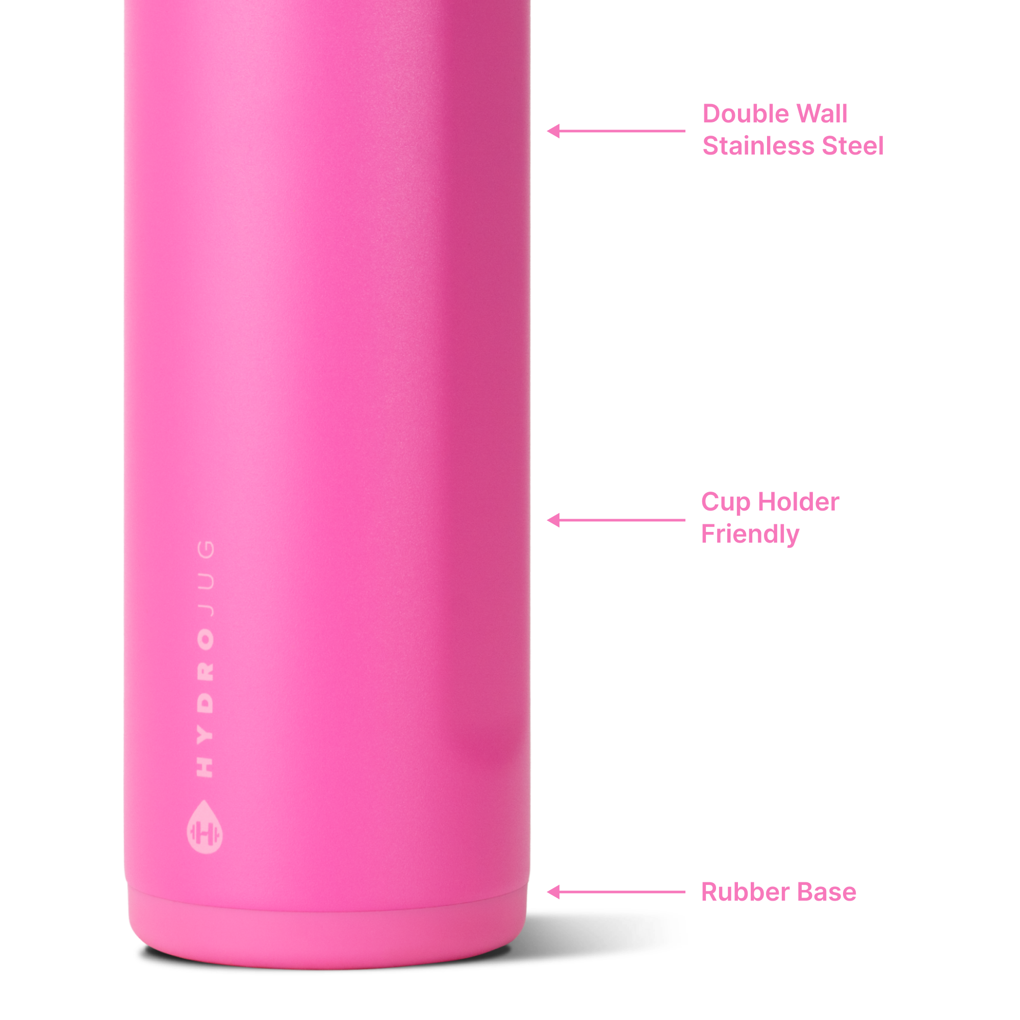 Razzle 24oz Ease2o Features: Locking Lid, Stainless Steel, Rubber Base