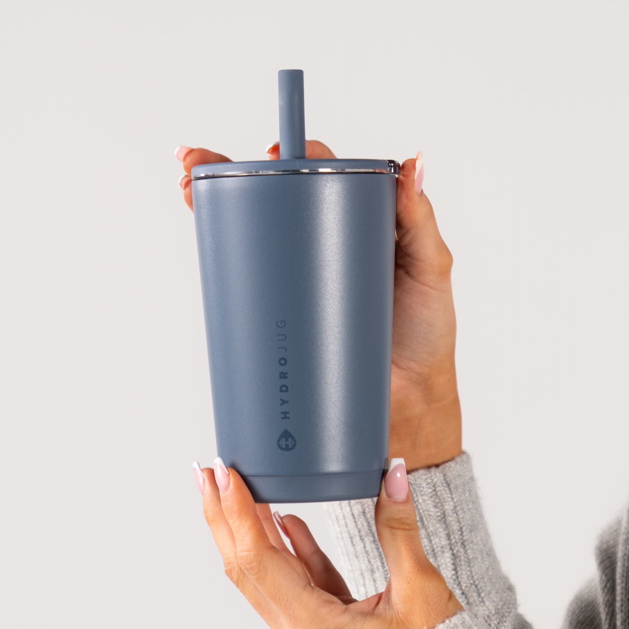 Hand Holding HydroJug Cascade Everyday Tumbler 14oz