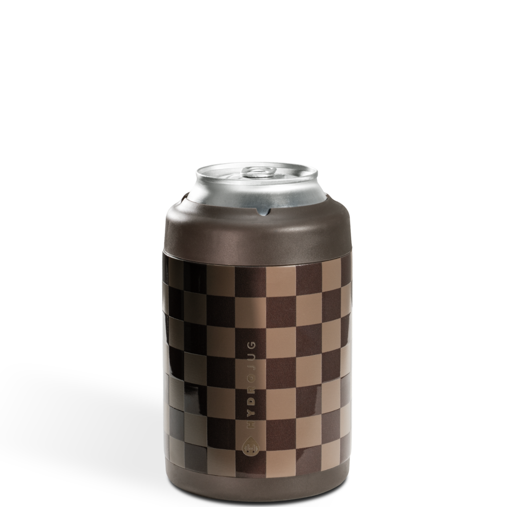 HydroJug Standard Can Cooler - Autumn Checkers