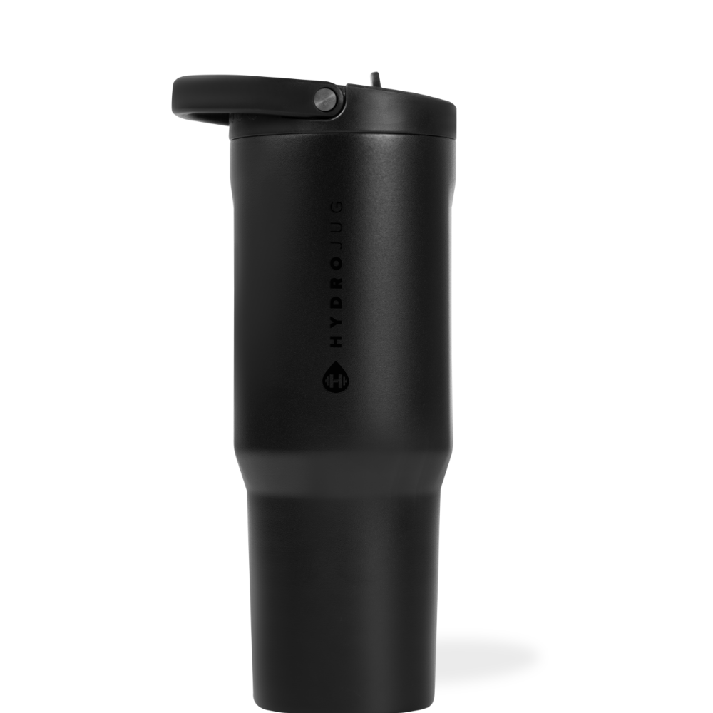 HydroJug Sport 32oz | Leakproof Insulated Water Bottle, Workout & Hike   Black