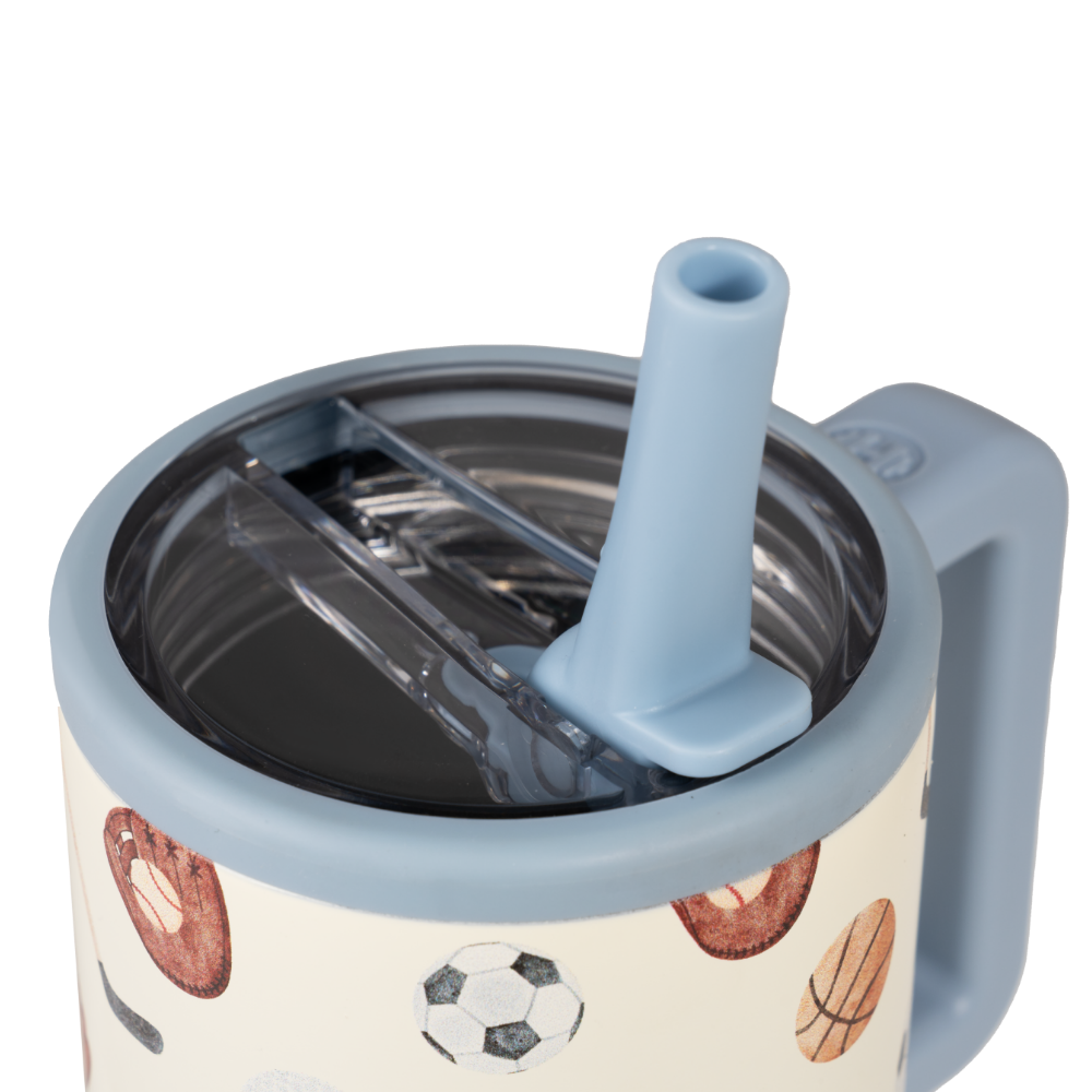 Sports Traveler 20oz with Flip Straw and Clear Lid