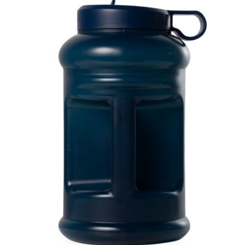 HydroJug Navy Pro Jug V2 (73oz) – Back View
