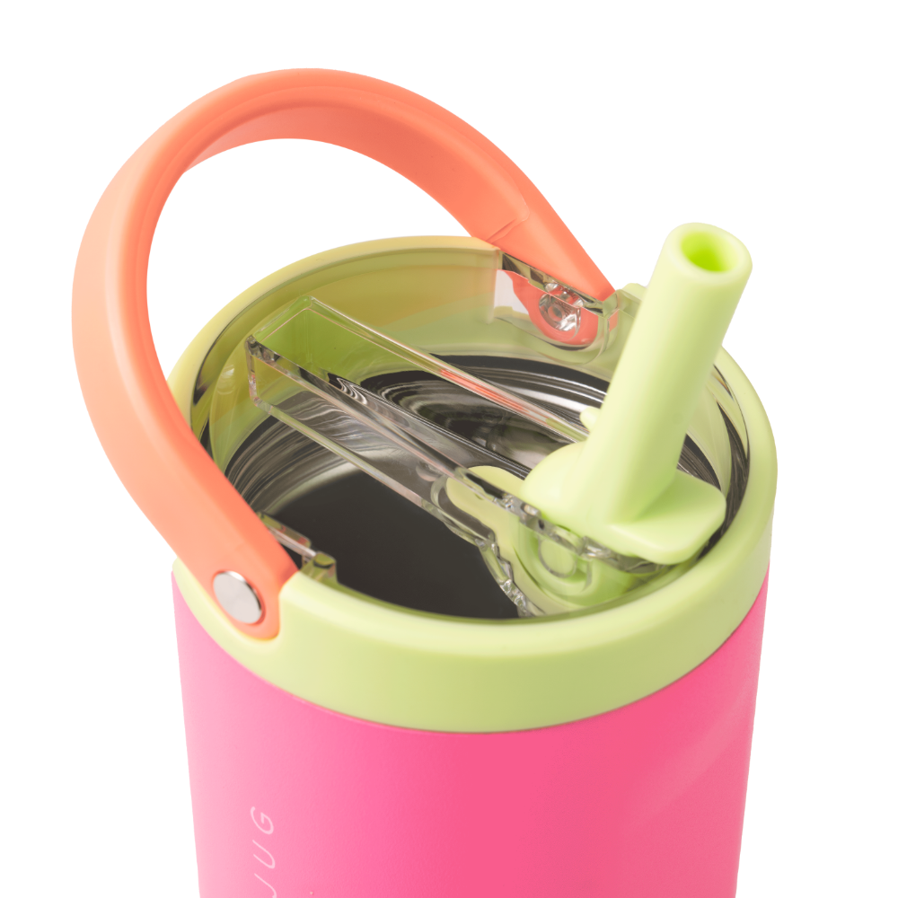 Orchid Sport Bottle 32oz with Flip Straw Lid and Handle