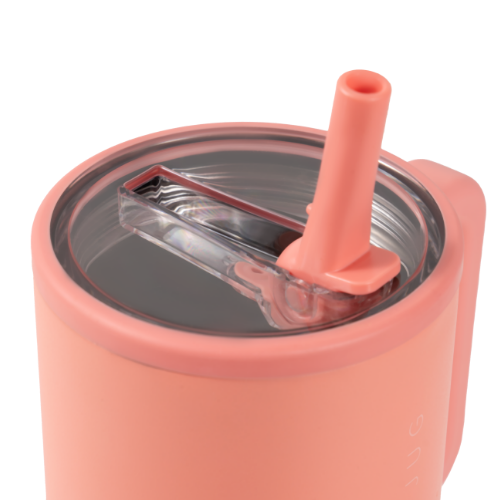 Summer Peach Traveler 20oz with Flip Straw and Clear Lid