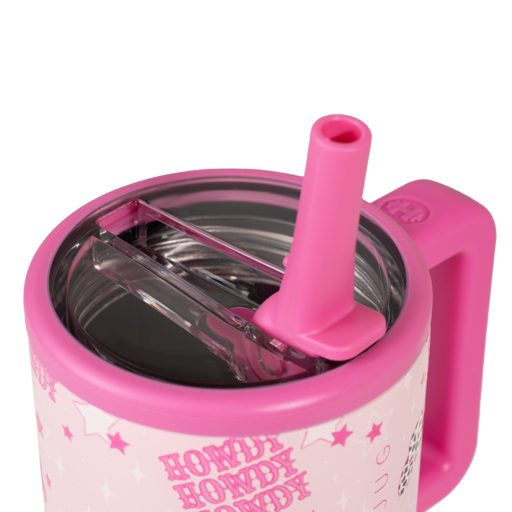Cowgirl Traveler 20oz with Flip Straw and Clear Lid