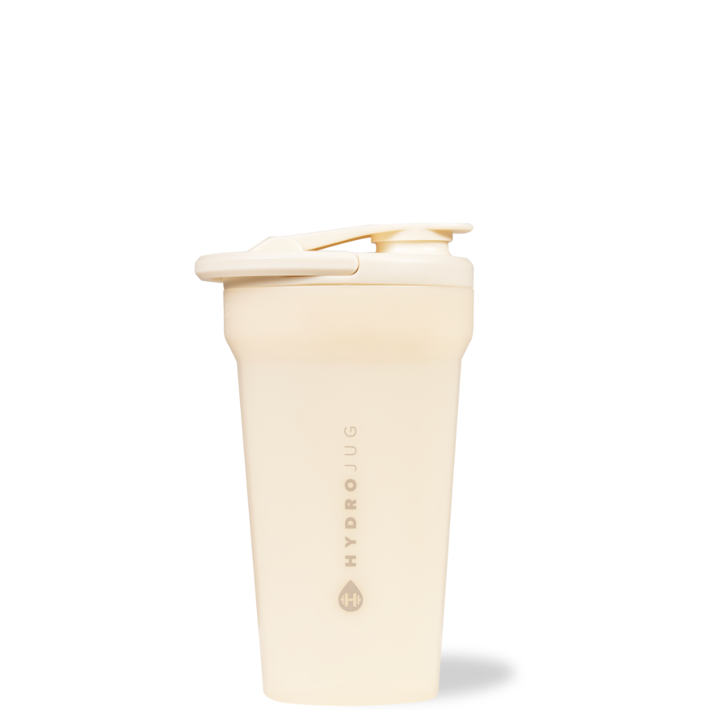 HydroJug Shaker 20oz Cream – Silent Protein Shaker Bottle