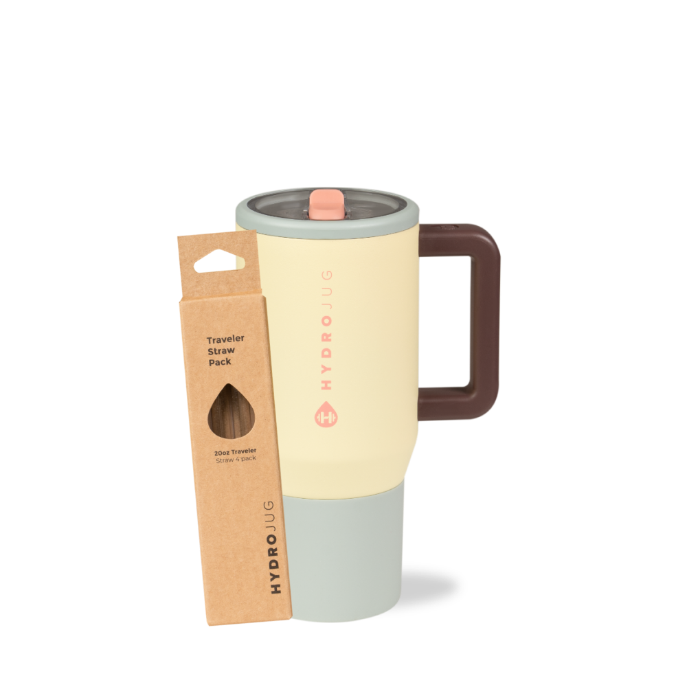 Belle Traveler 20oz + Replacement Straw Pack