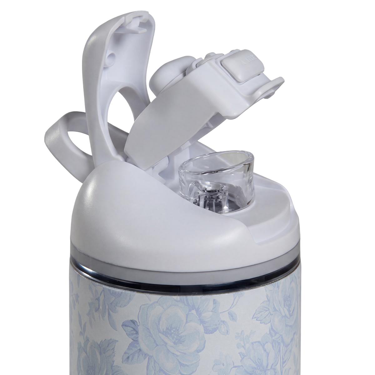 Close-up of HydroJug Ease2o Straw and Chug Lid in Cherish 24oz