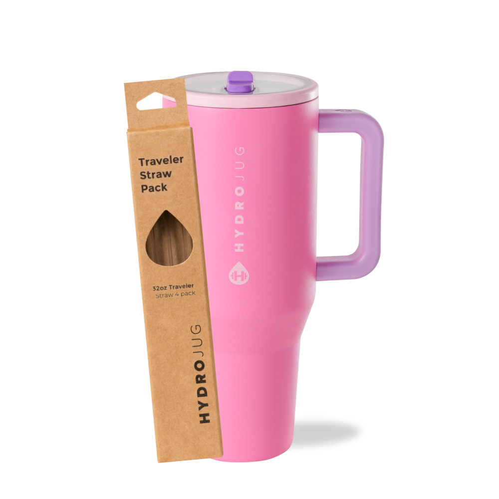 Pink Sugar Traveler 32oz + Replacement Straw Pack