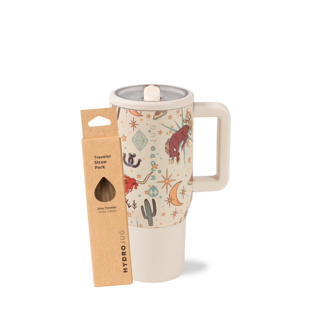 Rodeo Traveler 20oz + Replacement Straw Pack