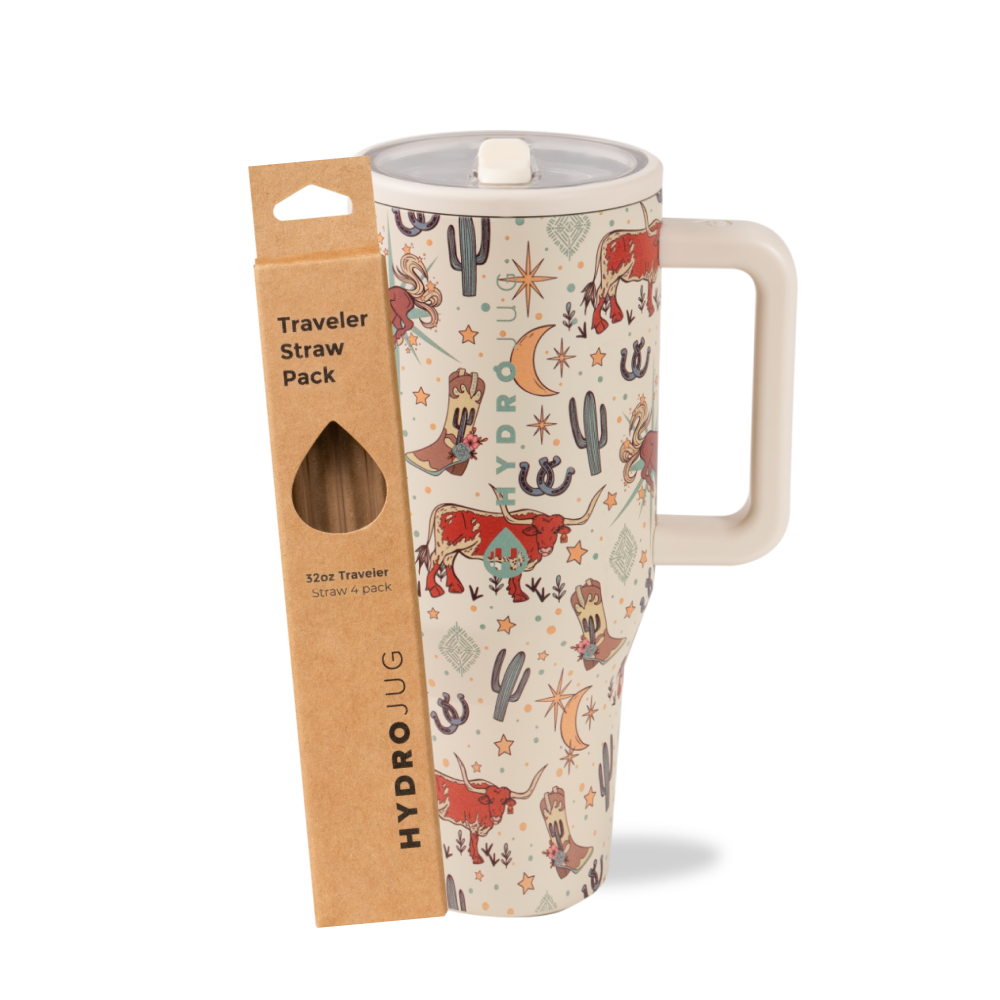Rodeo Traveler 32oz + Replacement Straw Pack