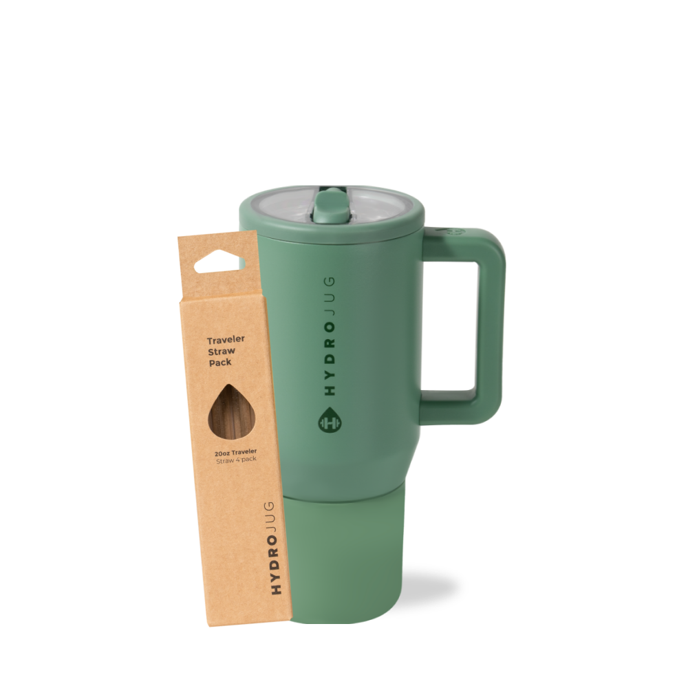 Sage Traveler 20oz + Replacement Straw Pack